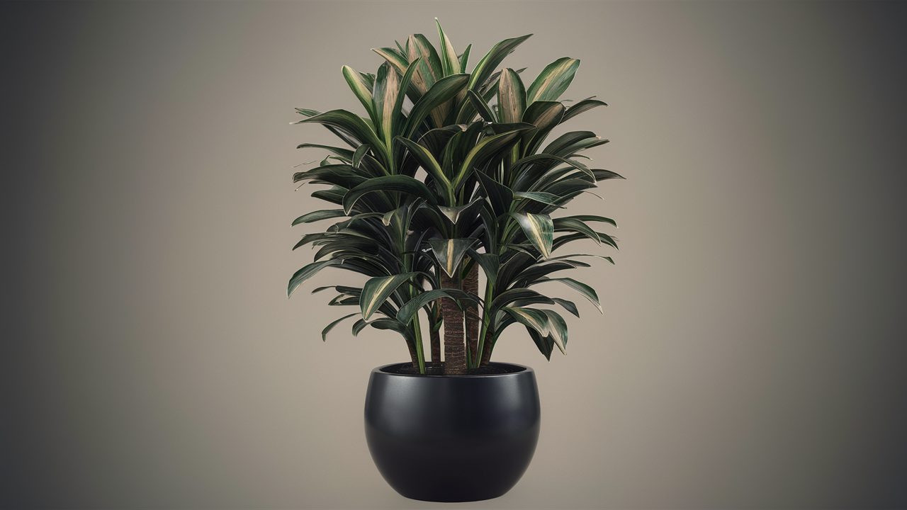 Dracaena-marginata-with-its-distinctive-edged-leaves