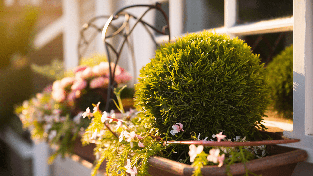boxwood-in-window-box