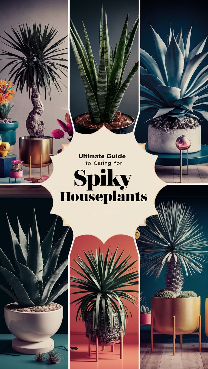 collage-of-different-spiky-indoor-plants
