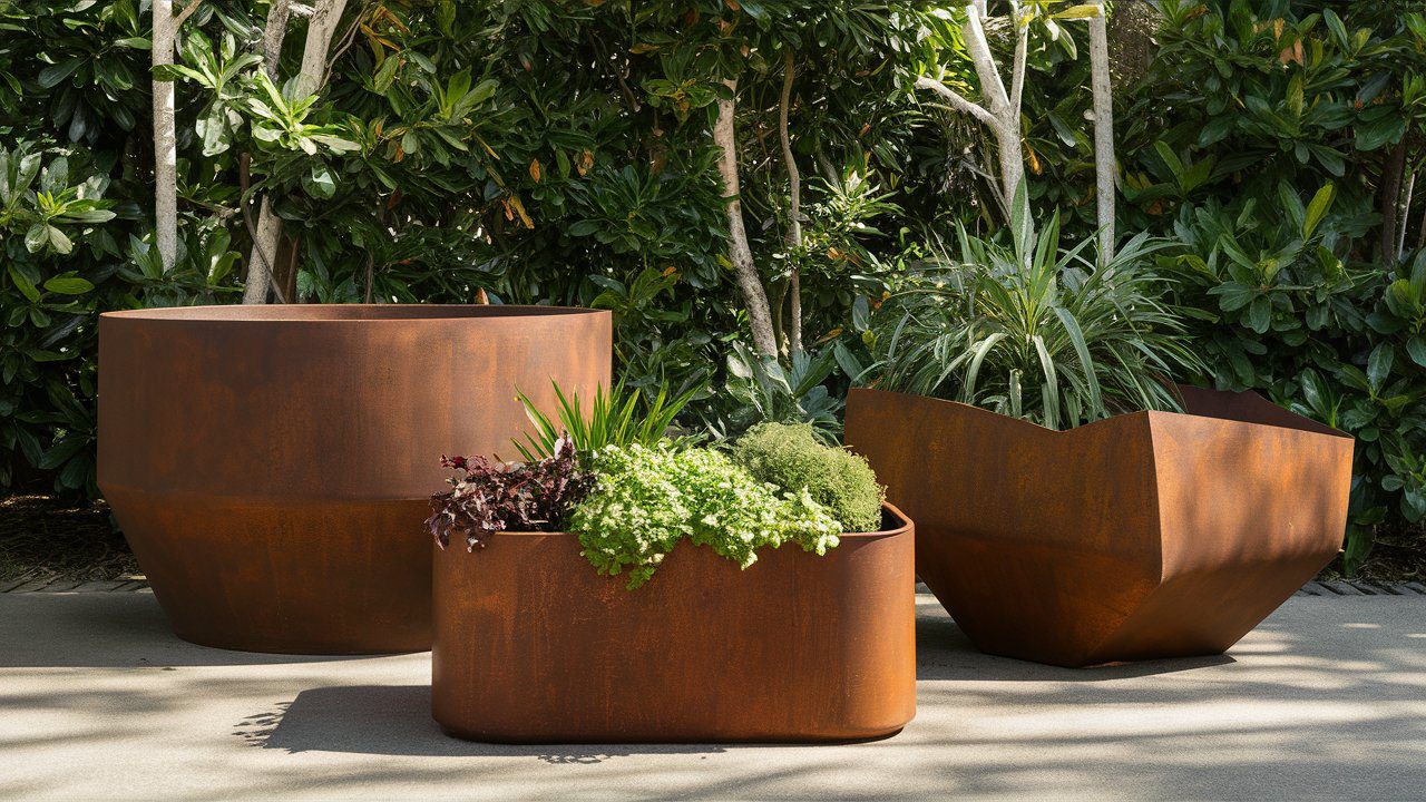 corten-steel-planters