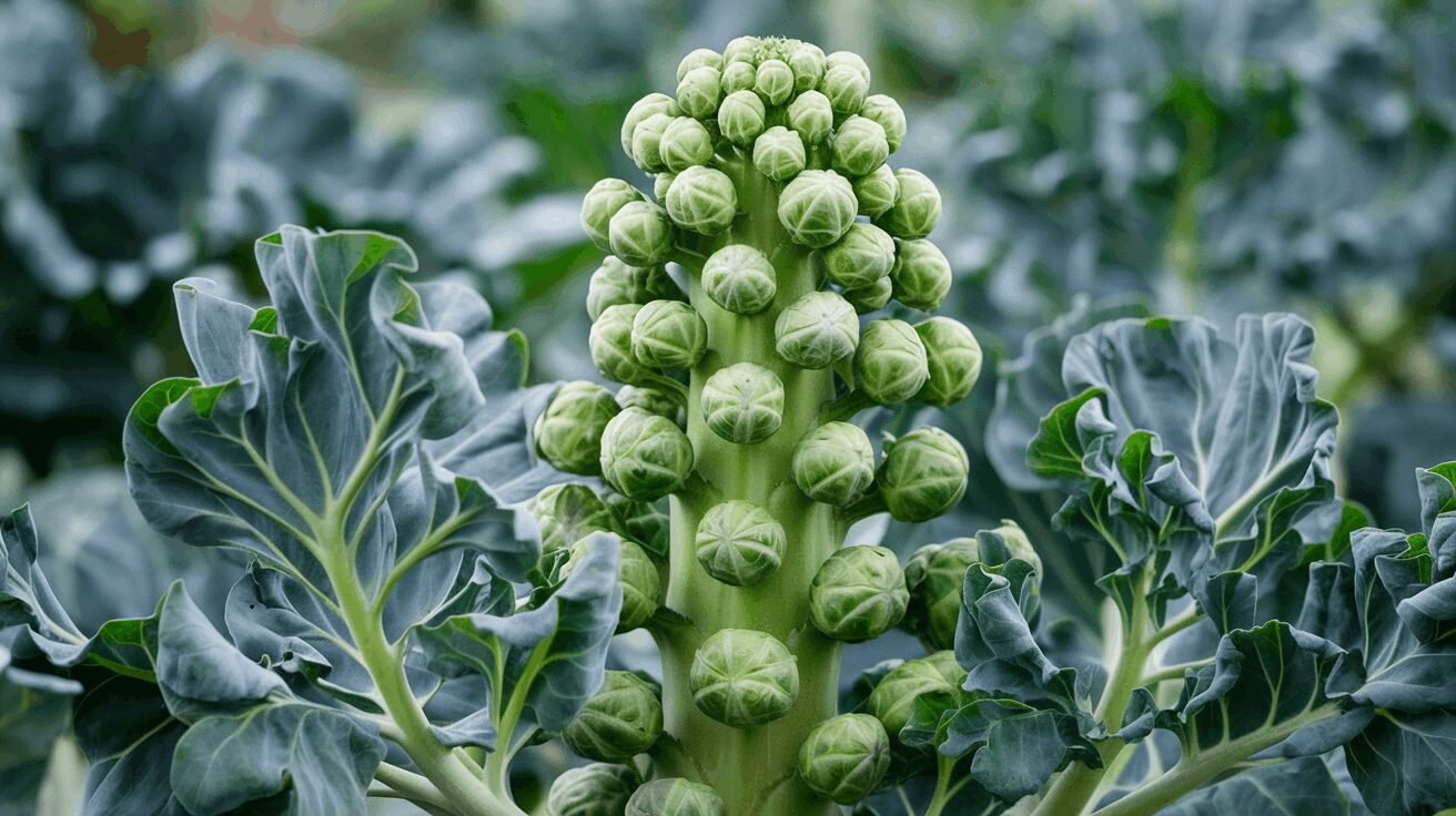 Brussels sprout plant Brussels sprout makes a good companion with celery