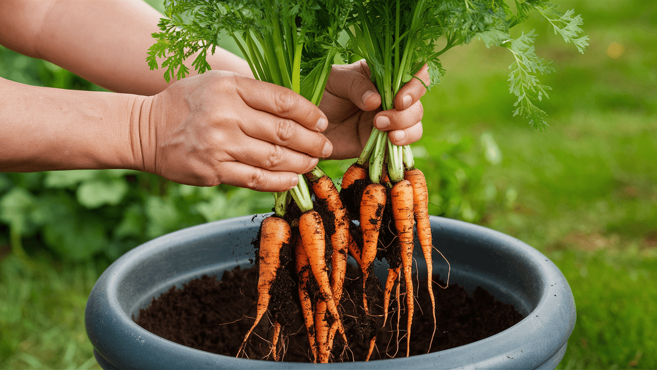 Carrot -winter vegetables in pots carrot-winter-vegetables-in-pots