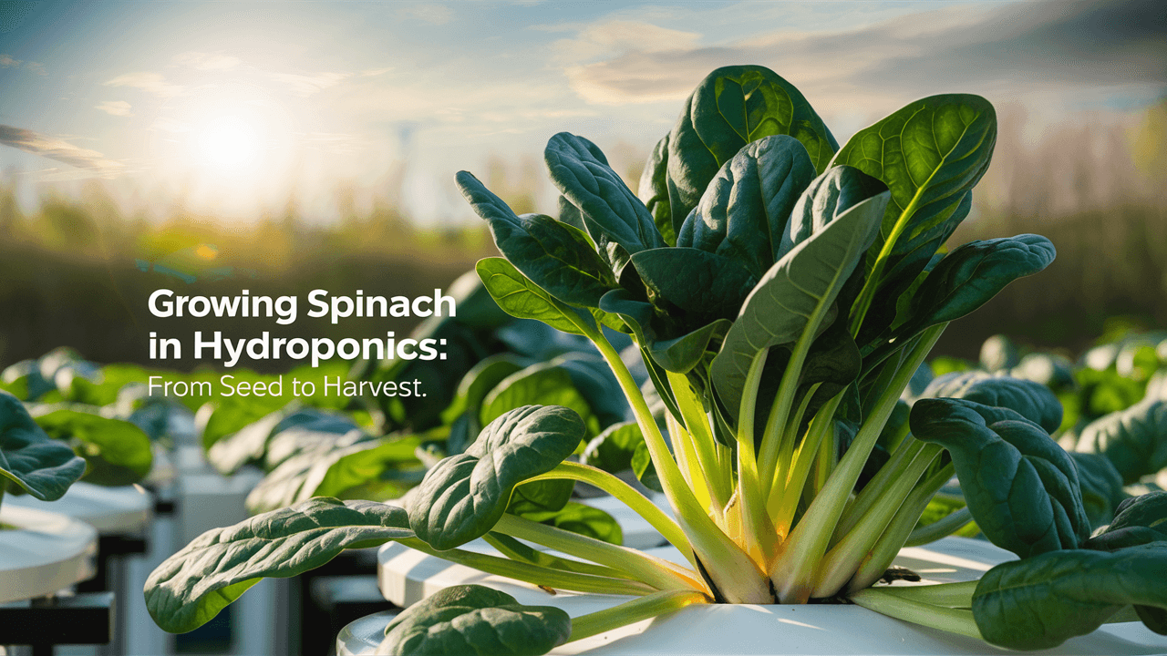 Growing-spinach-in-hydroponics-From-seed-to-harvest