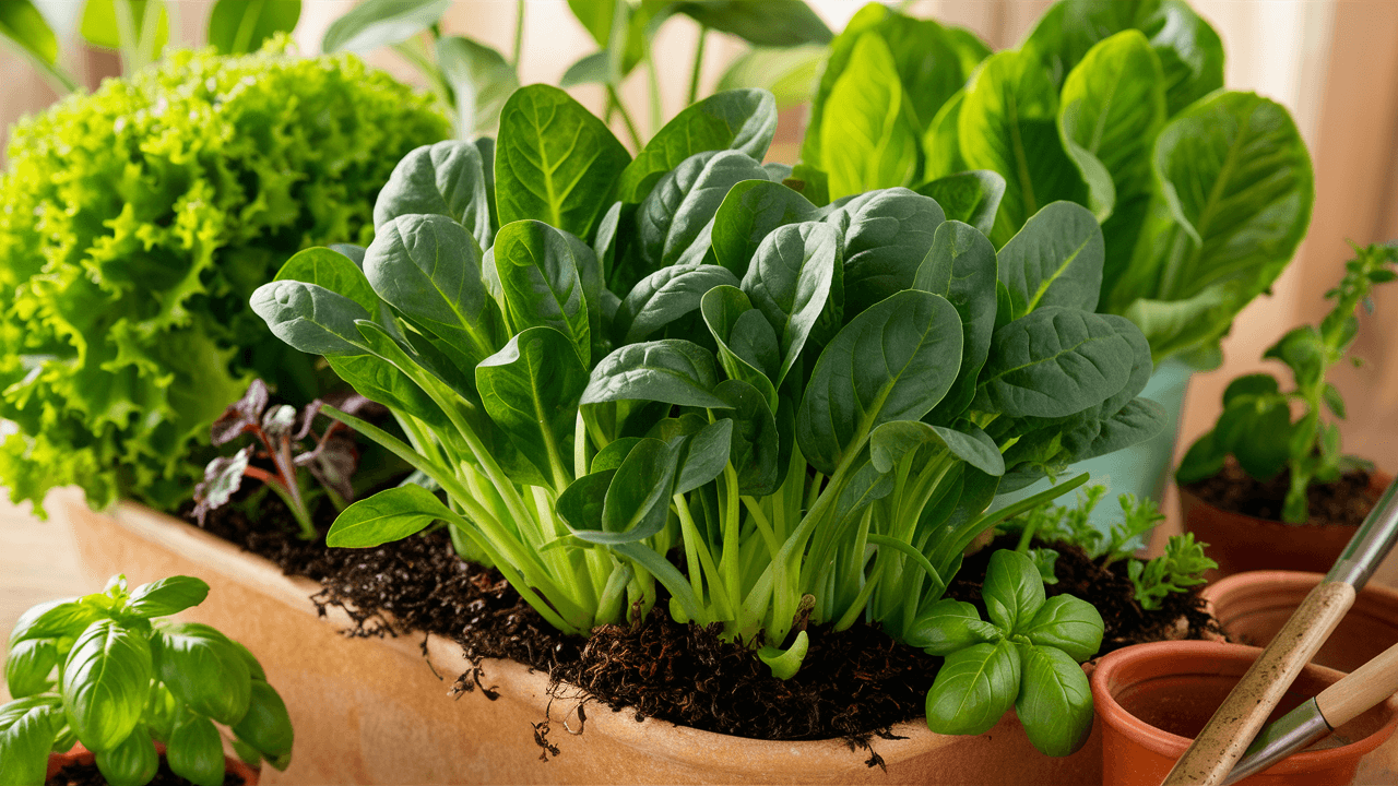 Spinach companion plants Spinach companion plants: Vine growing veggies
