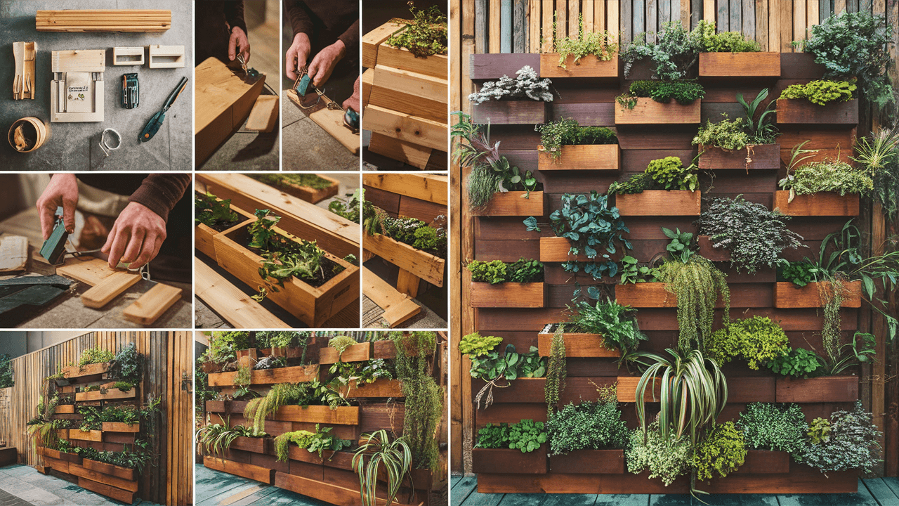 Step-by-step photo series of building a vertical indoor garden wall Step-by-step-photo-series-of-building-a-vertical-indoor-garden-wall