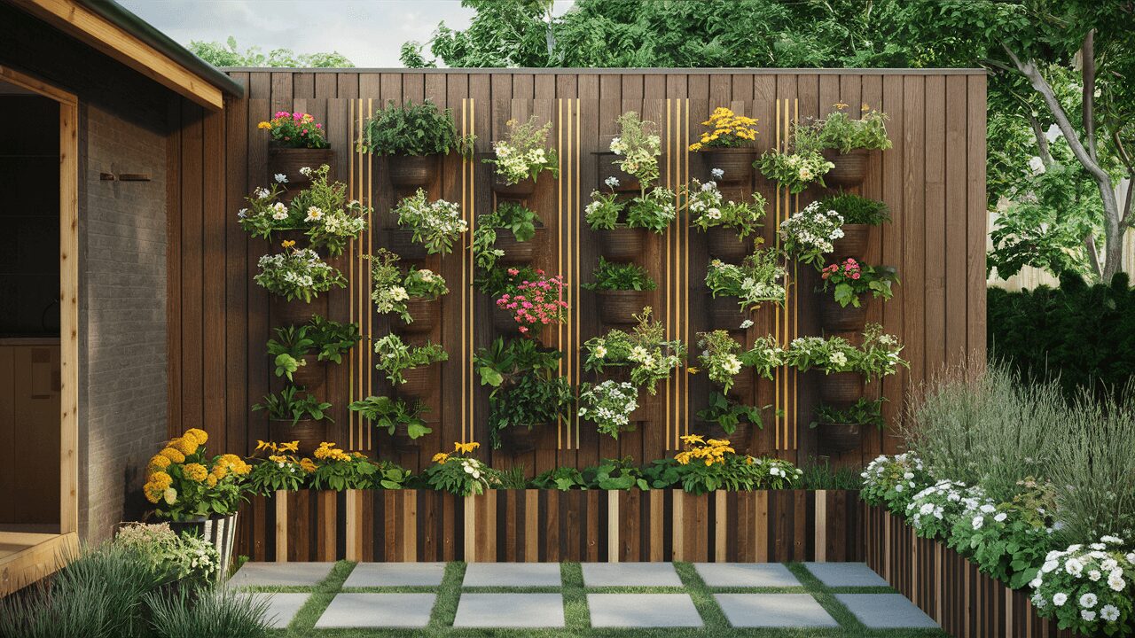 outdoor-wooden-vertical-garden
