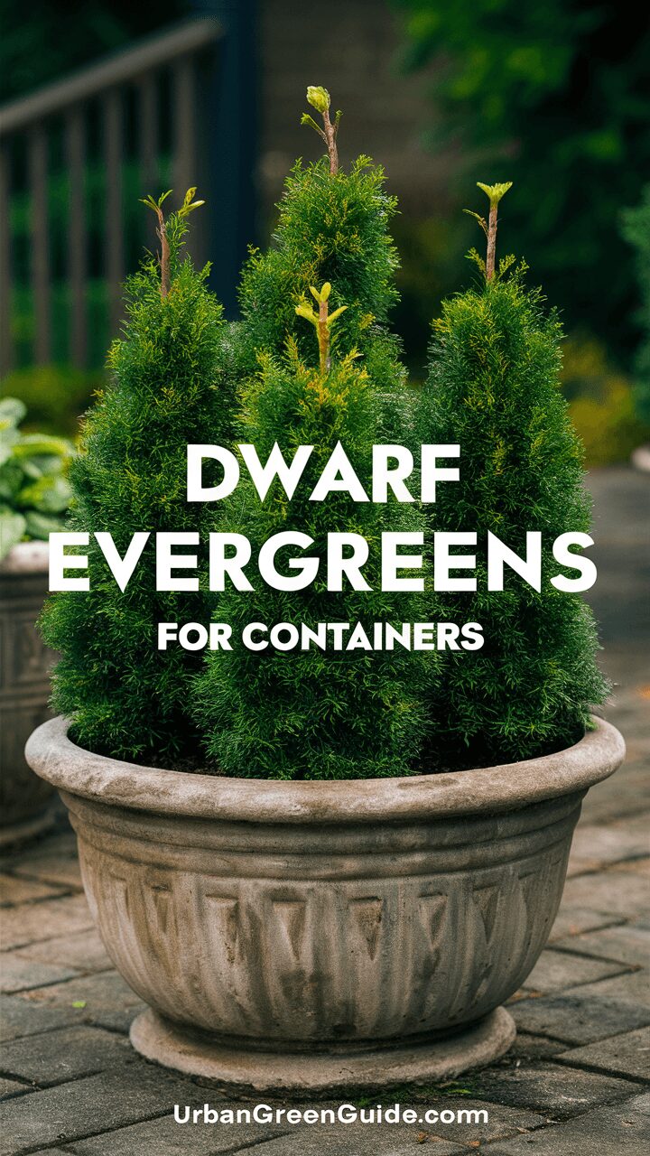 dwarf evergreen plants for pots