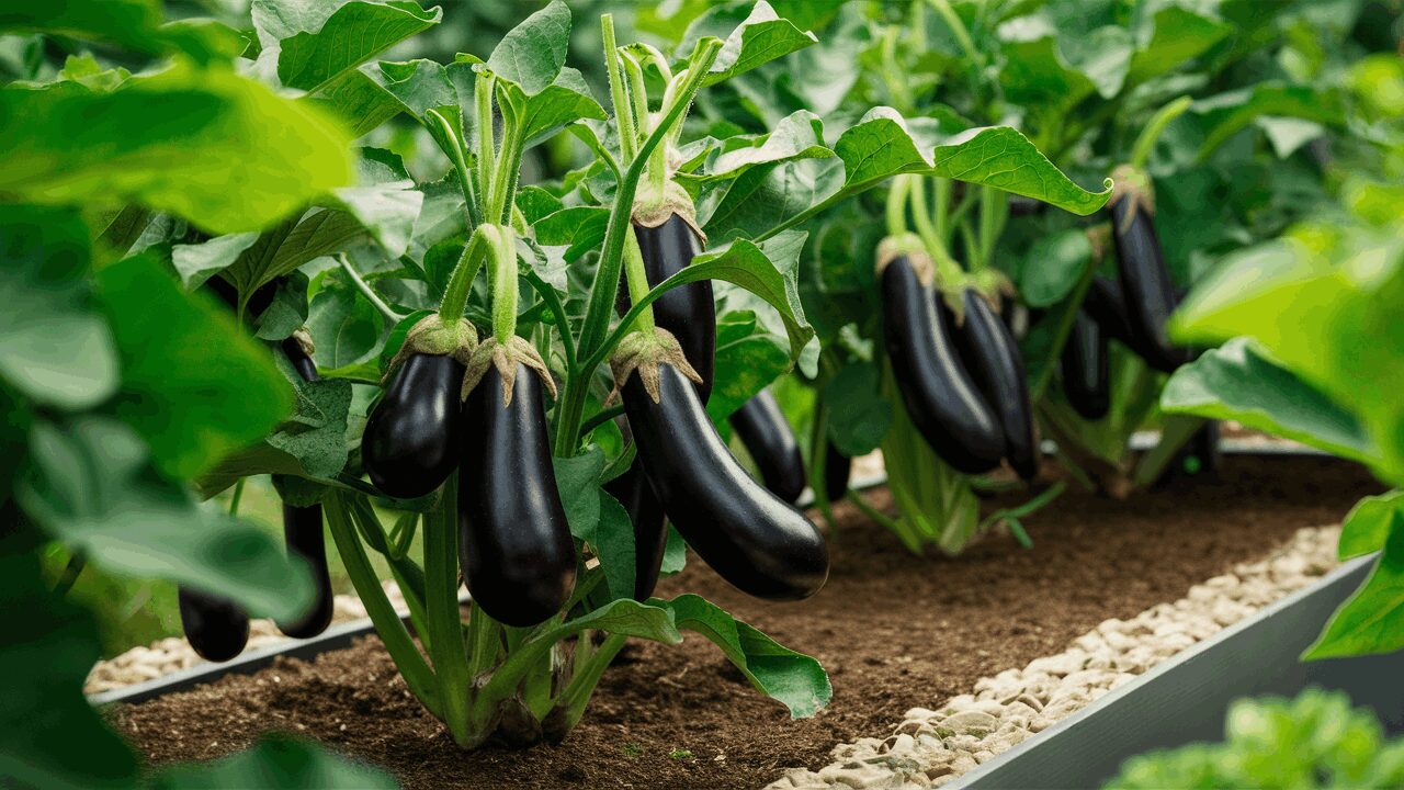 black eggplant: black house plants