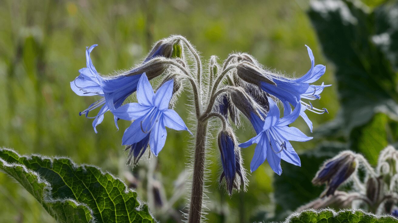 Borage makes a good companion plants with cauliflower