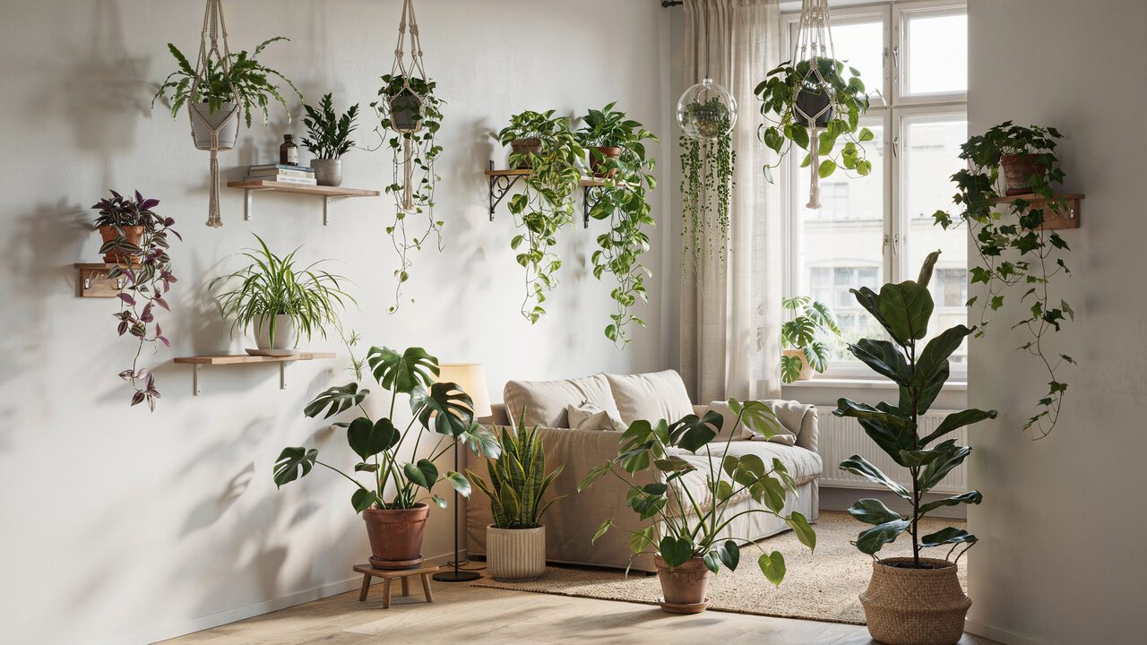 climbing houseplants for small spaces