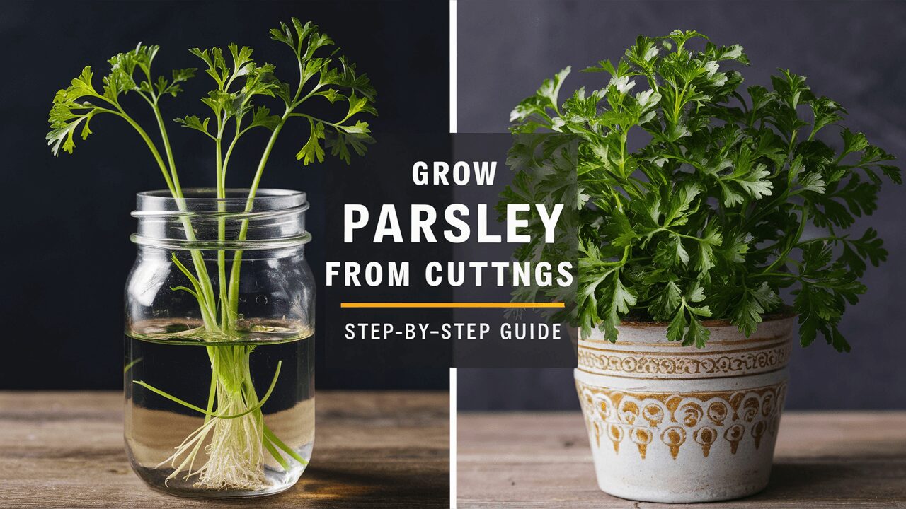growing parsley from cuttings
