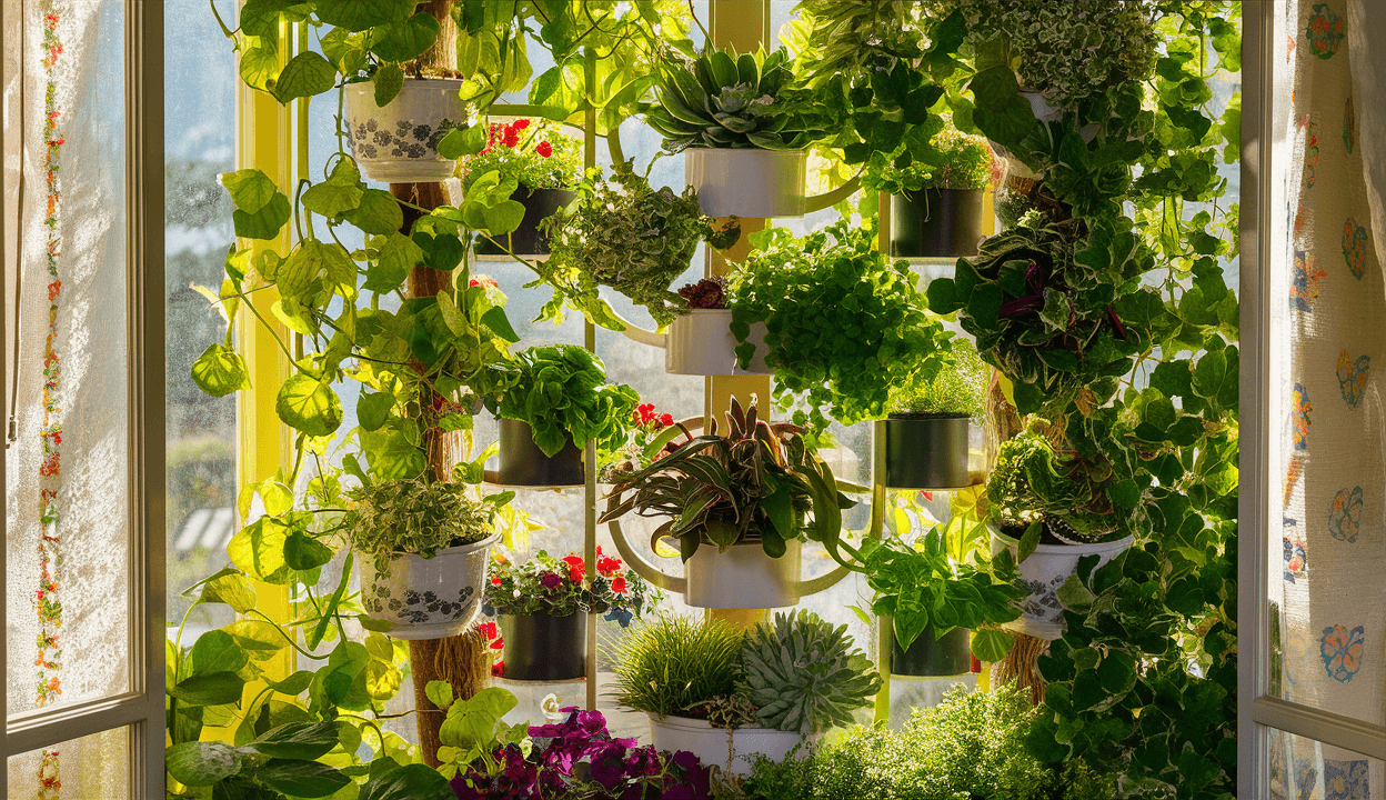 indoor-container-garden-placed-near-a-sunny-window.
