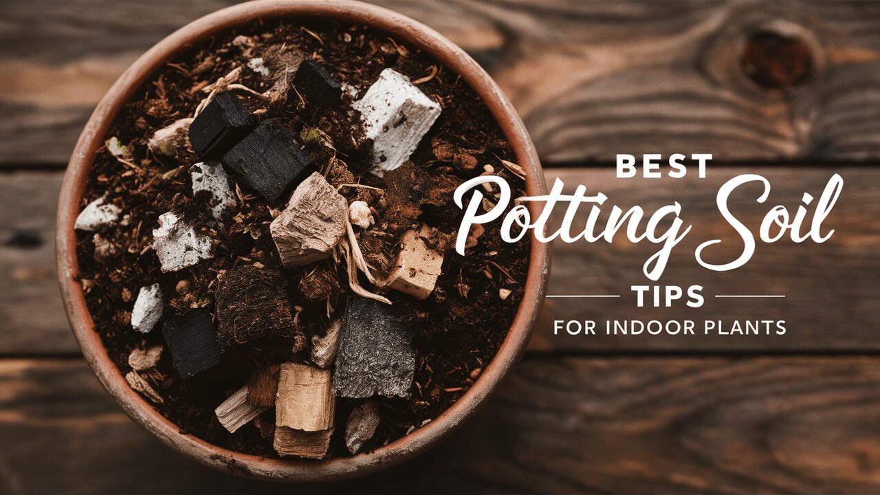 indoor plant potting soil