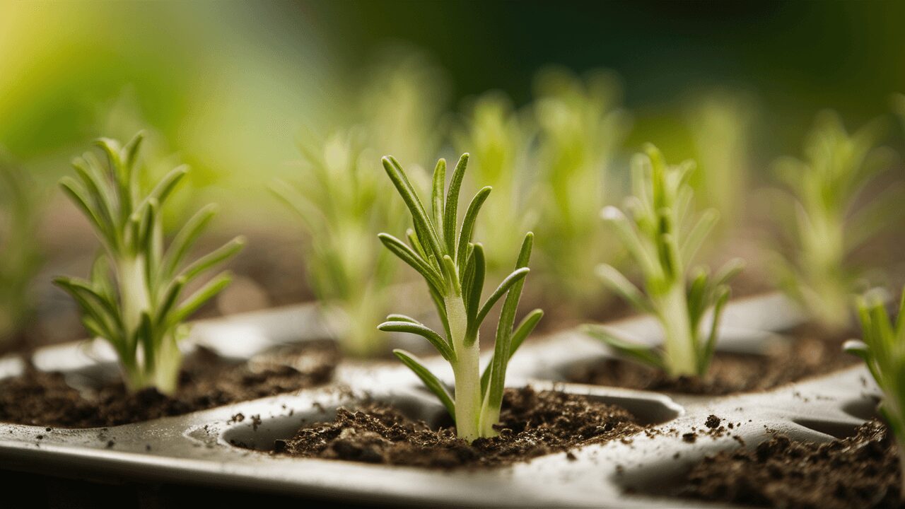 rosemary sprouting Seedlings: rosemary seeds sprouting