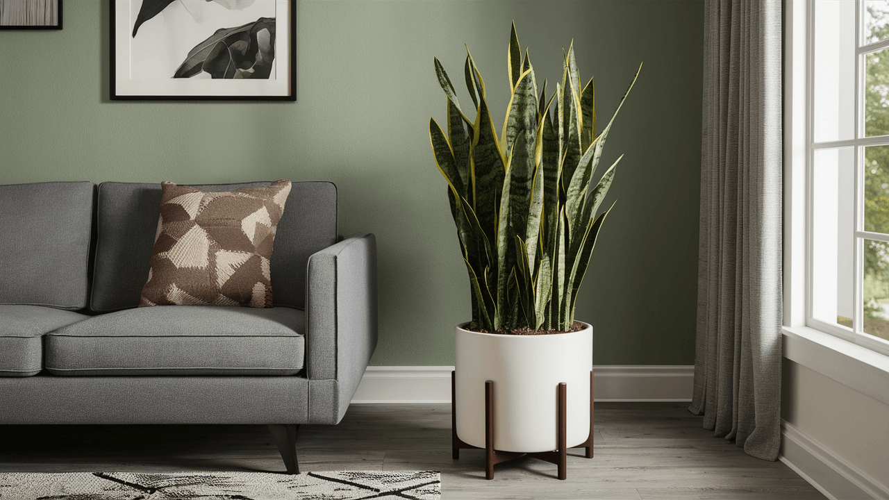 snake-plant-one of the house plants from seeds