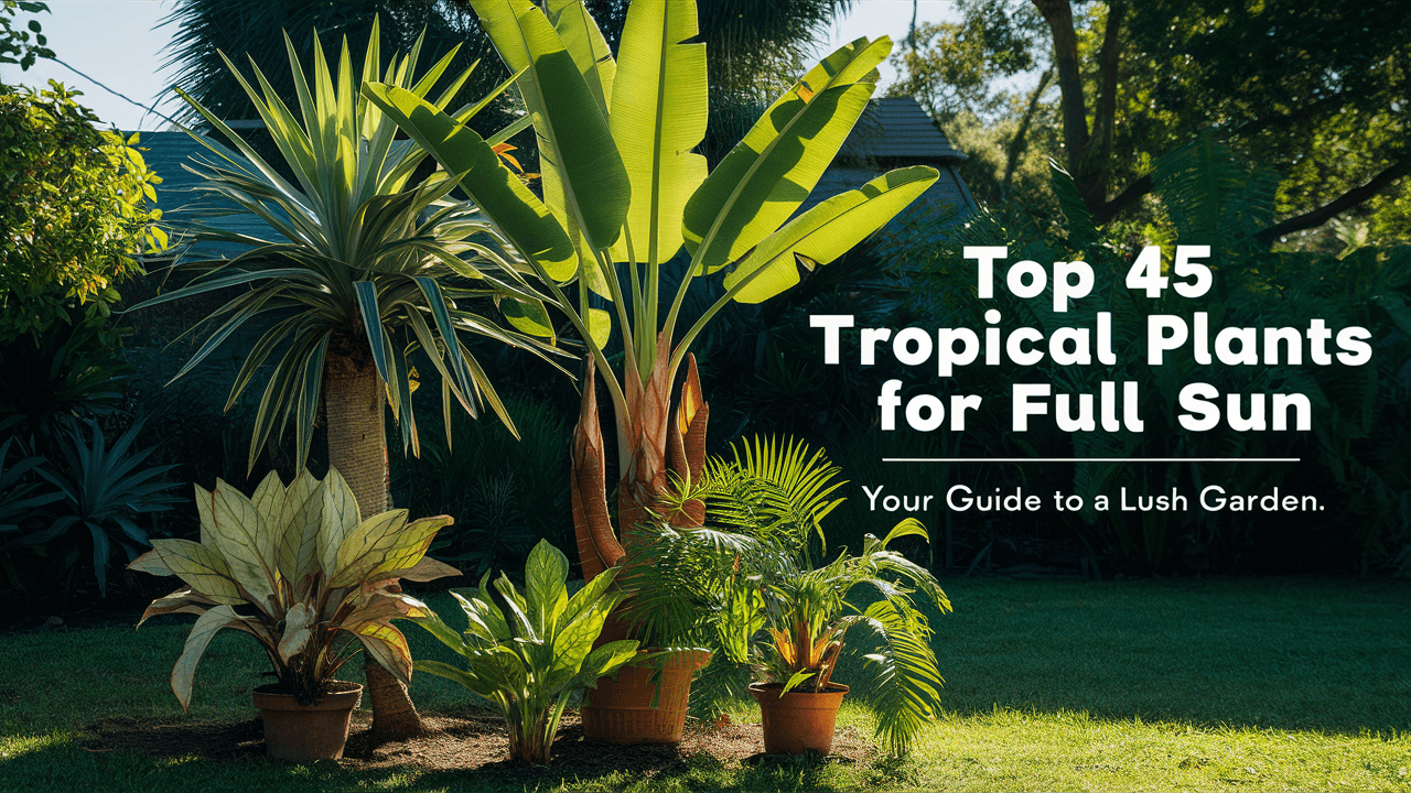 tropical plants full sun