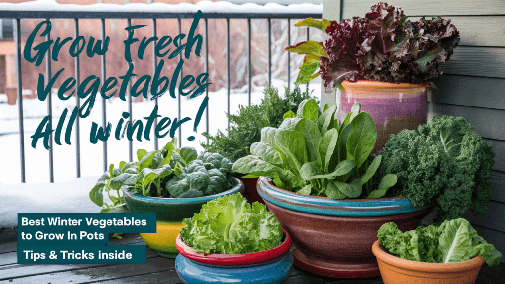 9 Easy Winter Vegetables to Grow in Pots: Perfect for beginners ...