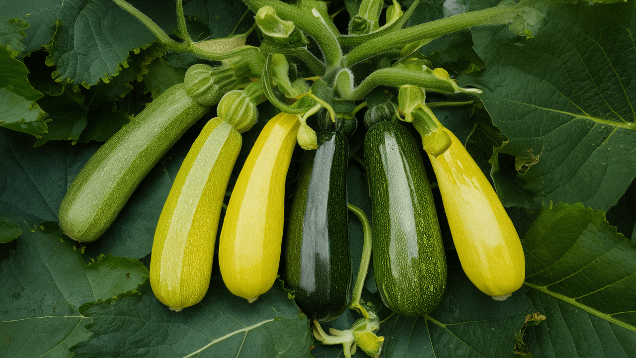 zucchini-plants zucchini-plant: Vine growing fruits