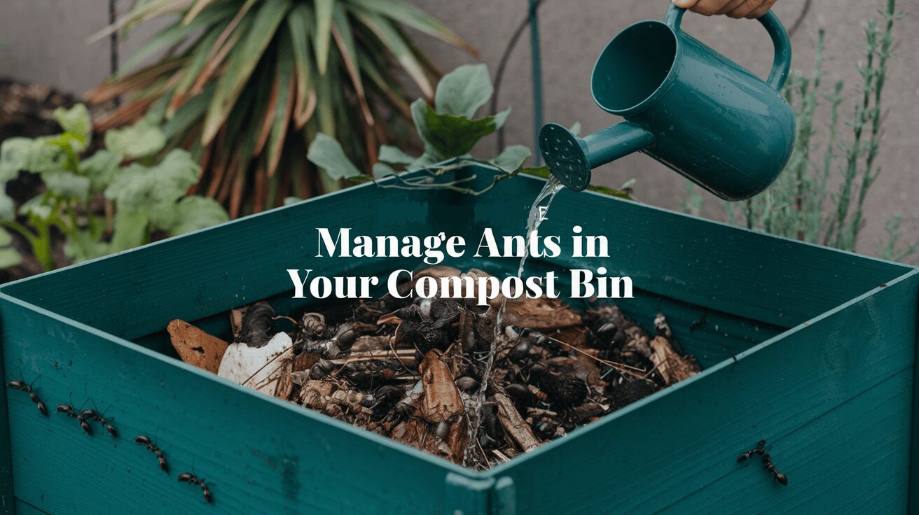 ants in compost bins