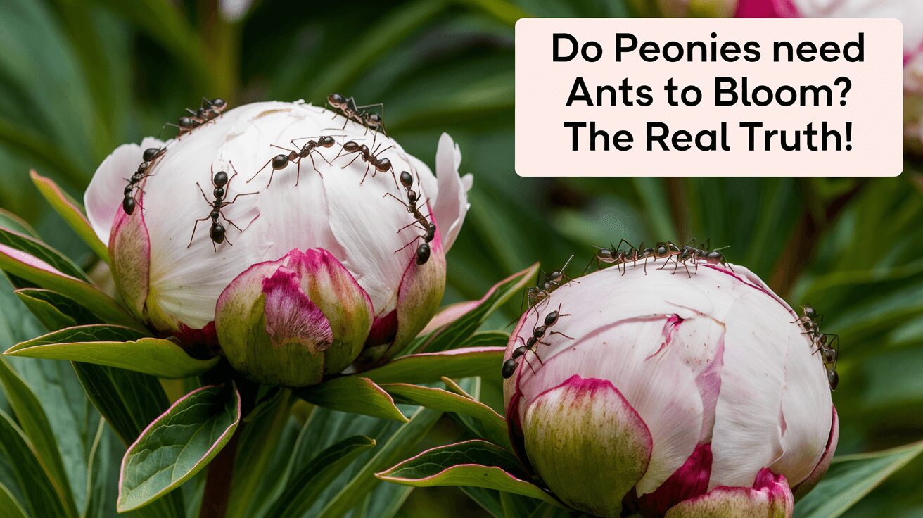 ants and peonies