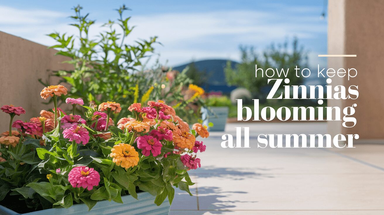caring for zinnias