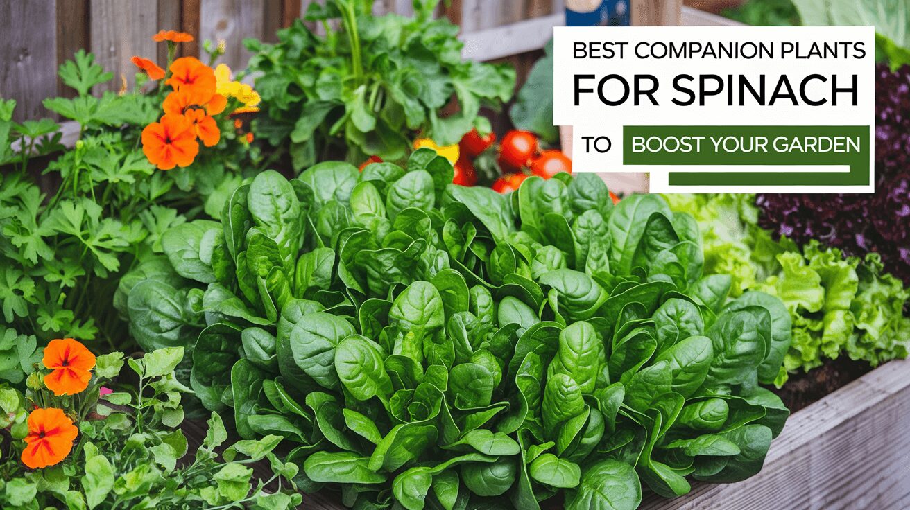 companion planting spinach