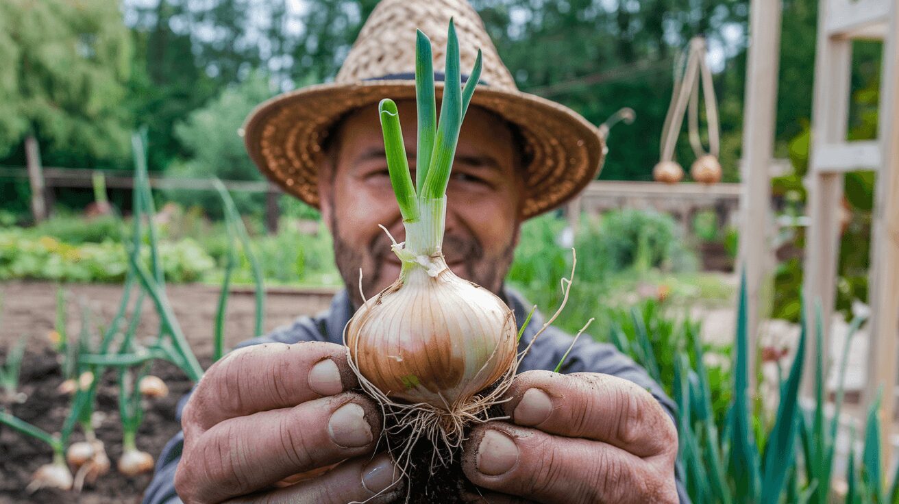 Companion Planting Spinach with Onions
