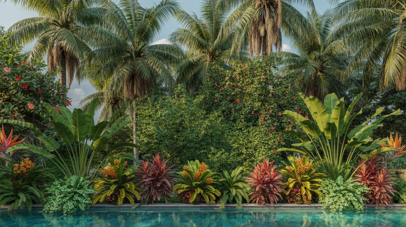Tropical Plants for Full Sun Pool Landscaping Tropical Plants for Full Sun Pool Landscaping