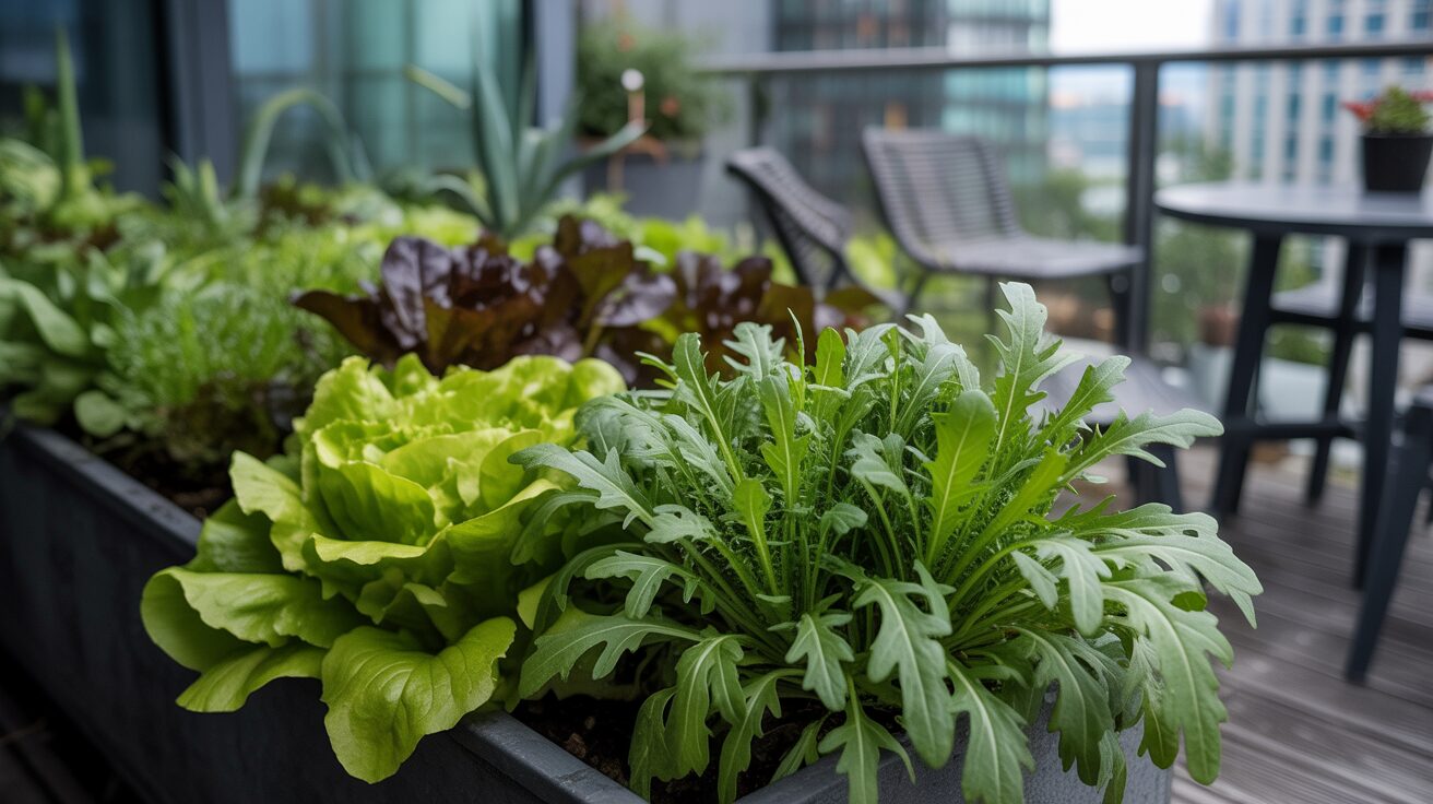 Arugula and lettuce as Companion Planting