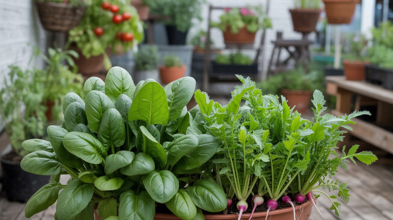 spinach and radishes growing spinach and radishes as trap crop