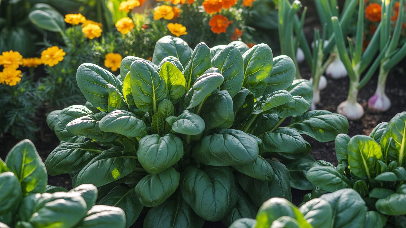 spinach companion plants spinach in companion planting with other herbs and veggies